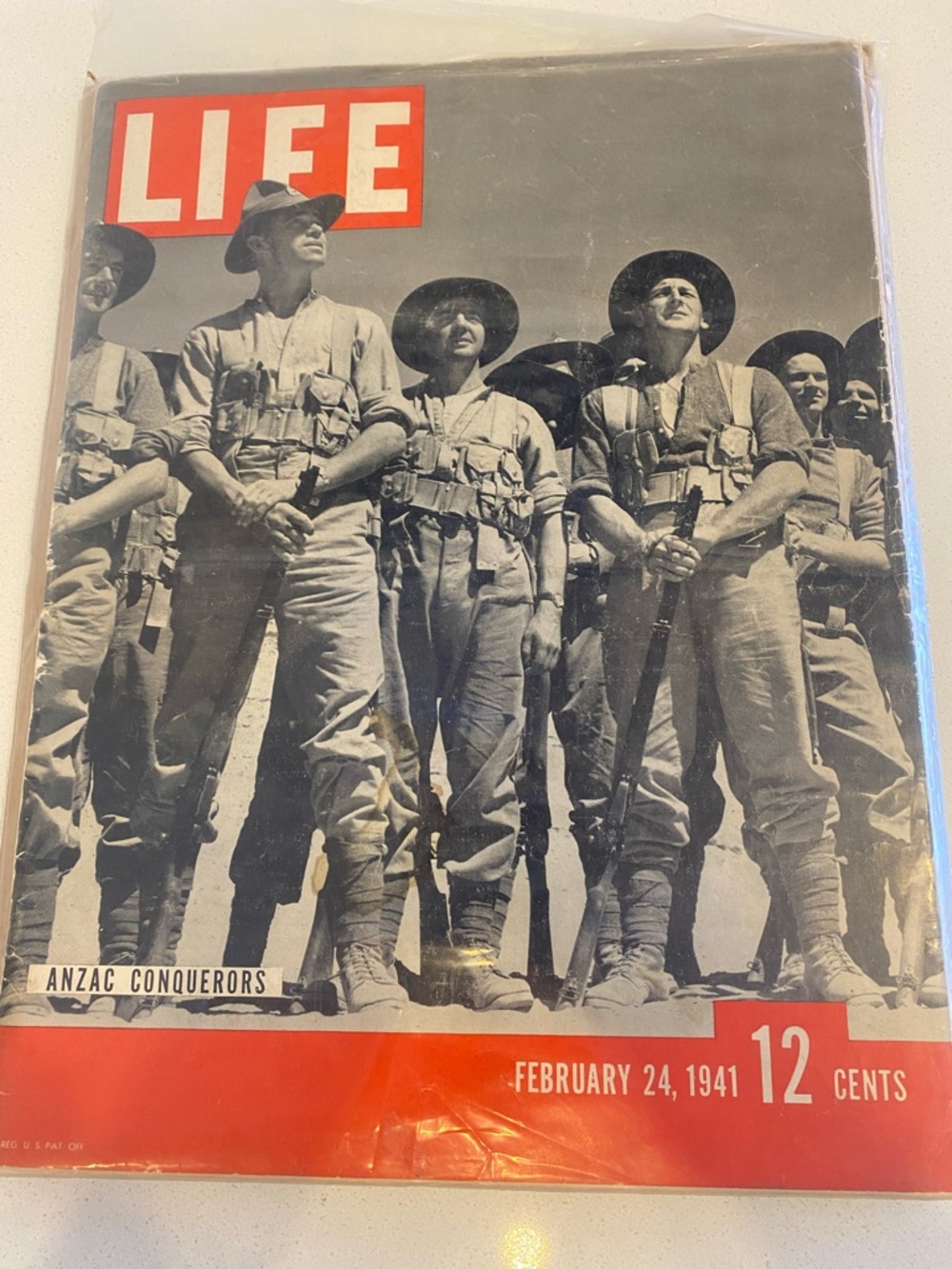 LIFE Magazine "ANZAC CONQUERORS" Feb 24, 1941